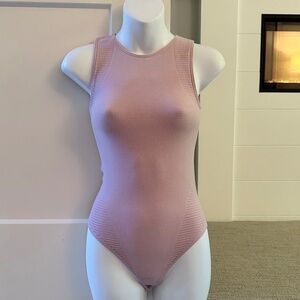 WOLFORD Baby Pink Sportique Bodysuit Sz Small NWT $365!!
